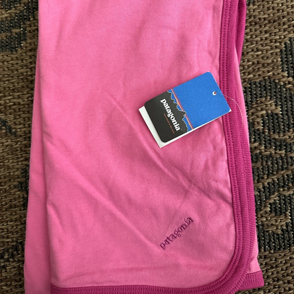 Patagonia Organic Cotton Pink Baby Blanket